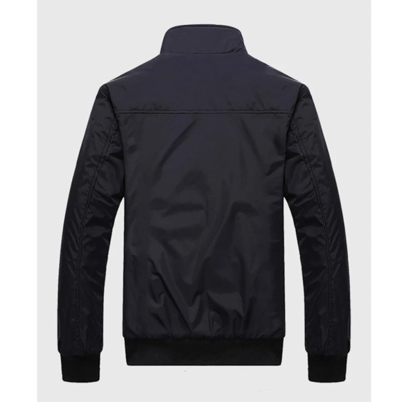 Mens Black Zipper Jacket - Picture 2 of 5